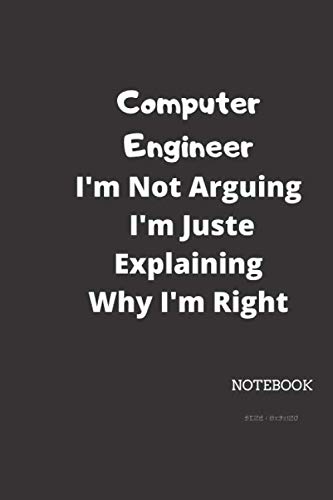 Stock image for Funny Computer Engineer Notebook Birthday Gift: Lined Journal / Notebook Gift, Matte Finish, Pages 120, 6x9, Soft Cover, Size, Sheet for sale by Revaluation Books