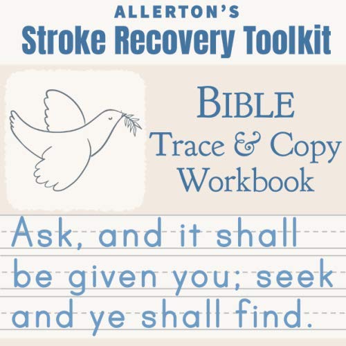 9781653839964: Stroke Recovery Toolkit: Bible Trace & Copy Workbook: Print Handwriting Workbook for Adults