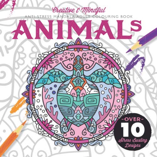 Stock image for Animals Mandala Adult Colouring Book: Creative and Mindful Anti-Stress Mandala Adult Colouring Book for sale by Revaluation Books