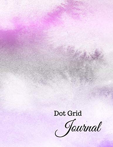Stock image for Dot Grid Journal: Dotted Notebook Journal with Purple Hue Watercolour Effect Cover for sale by Revaluation Books