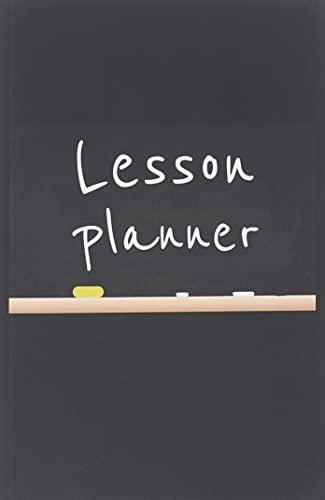 Stock image for Lesson Planner: Undated Teacher Student Lesson Planner Journal for School, College | 6x9, Planning Book with 100 Template Pages | Black Color Design Cover for sale by Revaluation Books