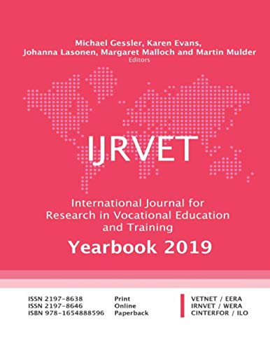 Imagen de archivo de IJRVET International Journal for Research in Vocational Education and Training: Yearbook 2019 (ISSN 2197-8638) a la venta por Revaluation Books