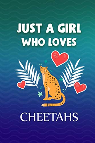 Beispielbild fr Just A Girl Who Loves Cheetahs Funny Notebook: Wide Ruled Composition Notebook Journal zum Verkauf von Revaluation Books