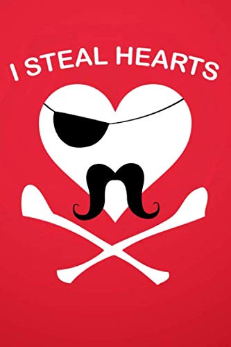 Stock image for I Steal Hearts: Blank Novelty Journal, Perfect as Valentine's day Gift for Her or Him, Better than a card for your amazing partner,Husband, Wife, . Funny Romantic lined notebook for Men Women for sale by Revaluation Books