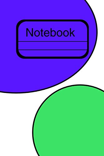 Stock image for Notebook: Music Sheet Blue Red Green Circles Notebook 6x9 inches 130 pages for sale by Revaluation Books