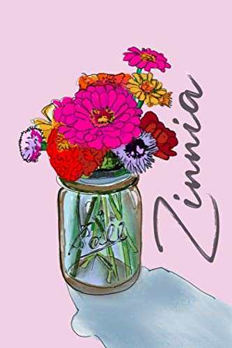 Imagen de archivo de Zinnia Journal: 6x9, 100 Lined Pages a la venta por Revaluation Books