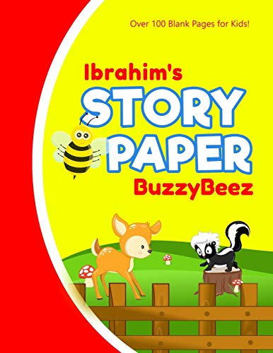 Beispielbild fr Ibrahim: Story Book | Kids Large Blank Pre-K Primary Draw & Write Storybook Handwriting Paper | Drawing Tale Writing Practice Pages for Boys | Use . Farm Farmland | Personalized Name Initial I zum Verkauf von Revaluation Books