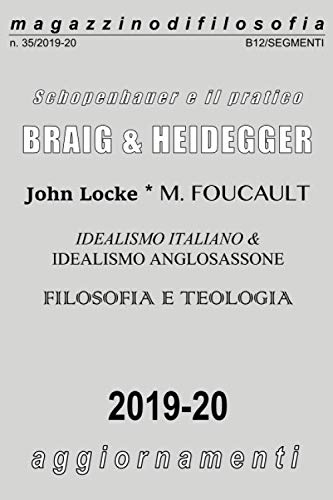 Imagen de archivo de Magazzino di filosofia n. 35/2019-20: B12/Segmenti a la venta por Revaluation Books