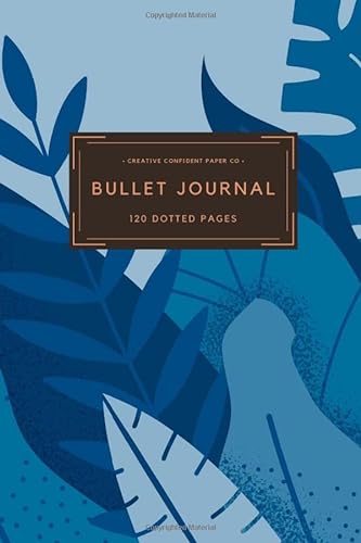Imagen de archivo de Blue Bullet Journal with Dots: 6" x 9" Dot Grid Notebook, Undated, Dot Grid Sketchbook, Agenda, Planner a la venta por Revaluation Books