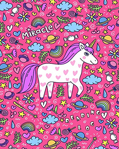 Beispielbild fr Reading Log: Perfect Gifts For Girls / Reading Journal For Book Lovers / Reading Notebook Spacious Record Pages, Softback, Large Size, Magic Unicorn Cover (Cute Unicorn Reading Log For Kids Series) zum Verkauf von PlumCircle