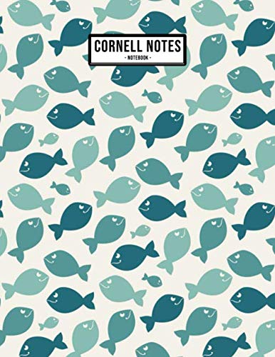 Stock image for Fish Cornell Notes Notebook: Cornell Notes College Ruled Notebook / Notepad for Note Taking | Large 8.5 x 11 for sale by Revaluation Books