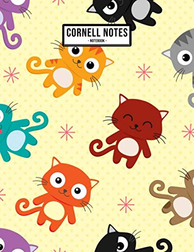 9781656925909: Cat Cornell Notes Notebook: Cornell Notes College Ruled Notebook / Notepad for Note Taking | Large 8.5 x 11