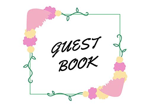 Stock image for Guest Book: Guest Book for Weddings (8.25x6 IN) for sale by Revaluation Books