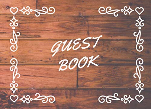 Stock image for Guest Book: Guest Book for Weddings (8.25x6 IN) for sale by Revaluation Books