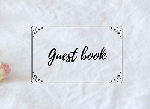 Stock image for Guest Book: Guest Book for Weddings (8.25x6 IN) for sale by Revaluation Books