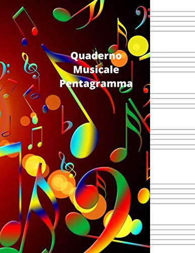 Stock image for Quaderno Musicale Pentagramma: Quaderno Musicale Pentagramma,Quaderno pentagrammato,quaderno pentagrammato per for sale by Revaluation Books