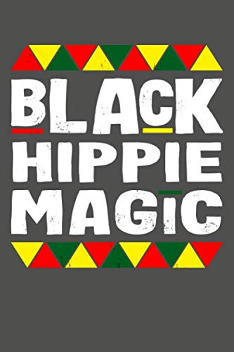 Stock image for Black Hippie Magic: Black History Month Lined Journal Notebook for sale by Revaluation Books