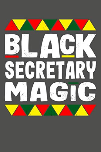 Stock image for Black Secretary Magic: Black History Month Lined Journal Notebook for sale by Revaluation Books