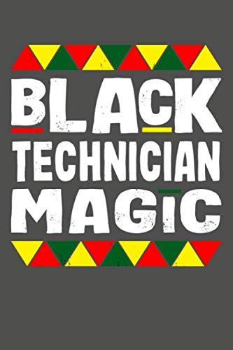 Stock image for Black Technician Magic: Black History Month Lined Journal Notebook for sale by Revaluation Books