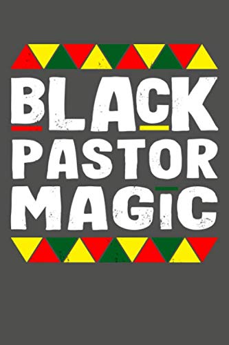 Stock image for Black Pastor Magic: Black History Month Lined Journal Notebook for sale by Revaluation Books
