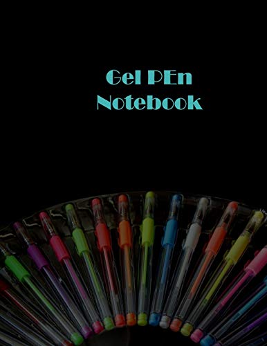 Stock image for Gel Pen Markers Notebook: Black Paper To Write, Draw And Sketch - For Gel, Ink, Pens, Composition book ( Large 8.5x11 Inches - 120 Page ) for sale by Books From California