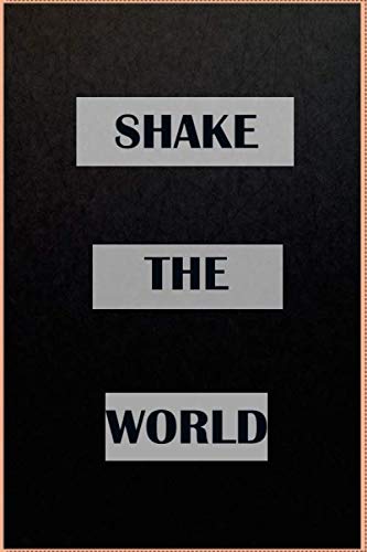 Stock image for shake the world Notebook Skateboard | 6 x 9 | 120 Pages | Notebook Journal Gift | Gift Birthday | TO DO LIST | TRACKS YOUR HABITS: These journals also . so put a smile on someone's face today ! for sale by Revaluation Books