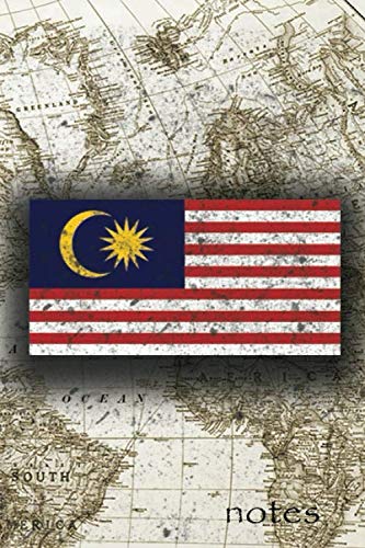 Stock image for Notes: Beautiful Flag Lined Of Malaysia Journal Or Notebook, Great Gift For People Who Love To Travel, Perfect For Work Or School Notes for sale by Revaluation Books