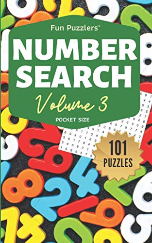 9781658072144: Fun Puzzlers Number Search: 101 Puzzles Volume 3: 5" x 8" Pocket Size