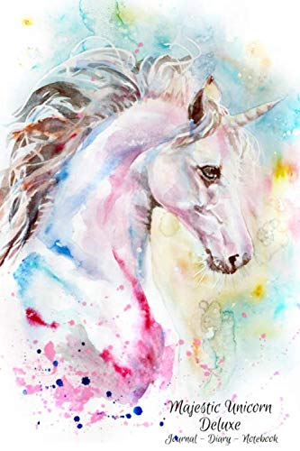 Stock image for Majestic Unicorn Deluxe Journal - Diary - Notebook: Spectacular Inner Pages! High-Quality! Stunning Unicorn Art & Design! Women, Teens, Girls, Kids, I . Series for Women, Teens, Girls & Kids) for sale by Revaluation Books