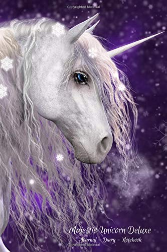 Stock image for Majestic Unicorn Deluxe Journal - Diary - Notebook: Spectacular Inner Pages! High-Quality! Stunning Unicorn Art & Design! Women, Teens, Girls, Kids, I . Series for Women, Teens, Girls & Kids) for sale by Revaluation Books