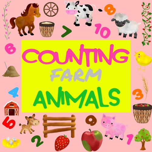 Stock image for Counting Farm Animals: Animal Puzzle Book for Children (Fun Puzzle Book for Kids Aged 2-5) for sale by Revaluation Books