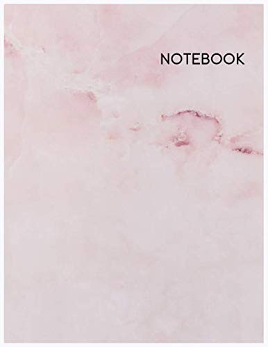 Stock image for Notebook: Classic Pink and White Marble with Black Lettering: Notebook: Elegant Classic Pink and White Marble with Black Lettering - Marble Journal . Journal, Notebook, Diary, Composition book) for sale by Revaluation Books