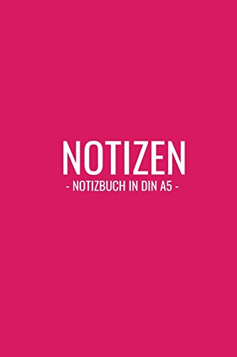 Beispielbild fr Notizen: Notizbuch in Din A5: 110 Seiten blanko Papier zum Verkauf von Revaluation Books