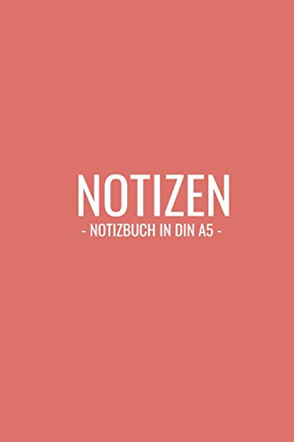 Beispielbild fr Notizen: Notizbuch in Din A5: 110 Seiten blanko Papier zum Verkauf von Revaluation Books