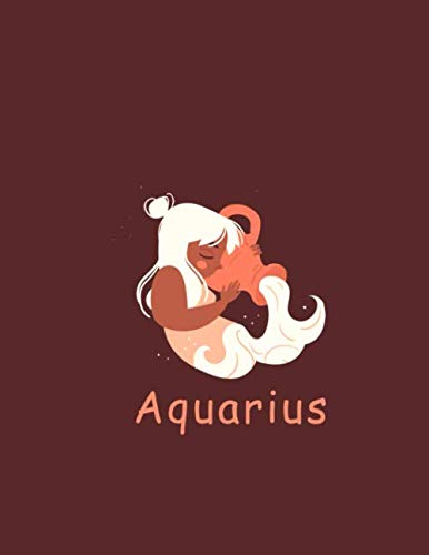 Imagen de archivo de Aquarius journal (Aquarius Zodiac Gifts): I and me are always too deep in a conversation |110 pages 8.5X11 Dotted Notebook perfect as a gift a la venta por Revaluation Books