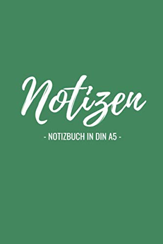 Stock image for Notizen: Notizbuch in Din A5: 110 Seiten blanko Papier for sale by Revaluation Books