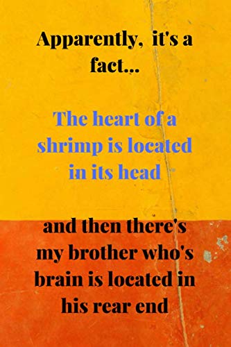 Beispielbild fr Apparently, it's a fact/Shrimp Notebook zum Verkauf von Revaluation Books