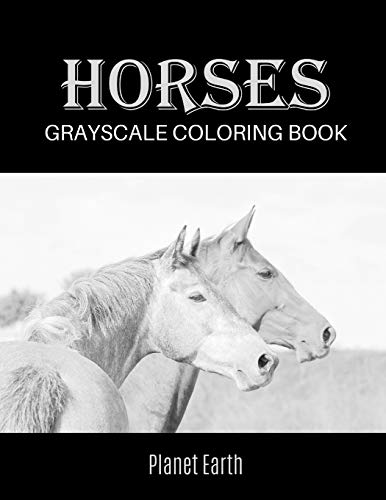 Stock image for Horses Grayscale Coloring Book for sale by California Books