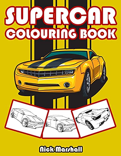Imagen de archivo de Supercar Colouring Book: Colouring Books for Kids Ages 4-8 Boys a la venta por GreatBookPrices