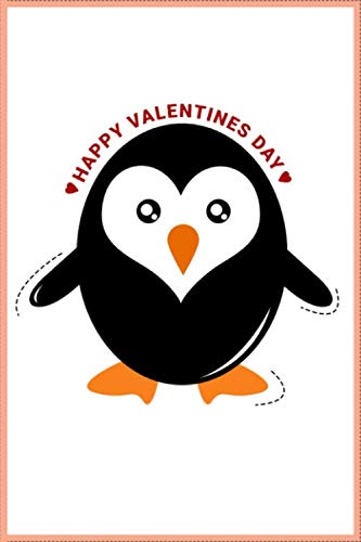 Stock image for Happy Valentines Day Penguin Notebook: Journal, diary, idea book, sketchbook, planner | 120 pages | dot graph paper | 6 x 9 inch (ca. DIN A5) for sale by Revaluation Books