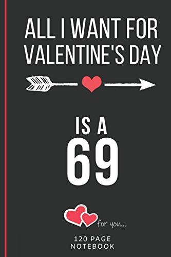 9781660742608: All I Want For Valentine's Day Is A 69: Funny Valentines Day  Cards Notebook and