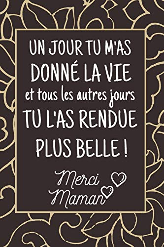 Imagen de archivo de Merci maman: cadeau maman anniversaire original , Cadeaux amour d'apprciation saint valentin homme femme , journal intime carnet de notes ligne , joli couverture a la venta por Revaluation Books