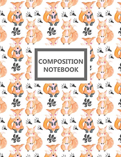 Stock image for Notebook: A Cute Foxes and Squirrels Practice Writing Journal, A 8.5x11" Blank Lined Notepad With 120 Practice Pages For Work, College, Or School for sale by Revaluation Books