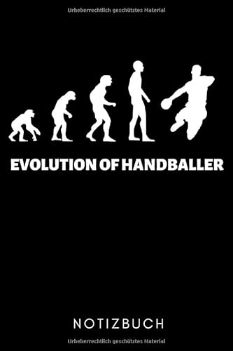 Stock image for EVOLUTION OF HANDBALLER NOTIZBUCH: A5 Notizbuch PUNKTIERT Handballer Geschenke | Handball Buch | Training | Sport | Handballtraining | Handballmannschaft | Trainingsbuch | Trainingstagebuch for sale by Revaluation Books