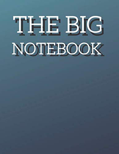 Immagine dell'editore per THE BIG NOTEBOOK: Extra Large Notebook 8.5 x 11 ,590(Lined) Ruled Pages,Big-Giant Notebook venduto da Revaluation Books