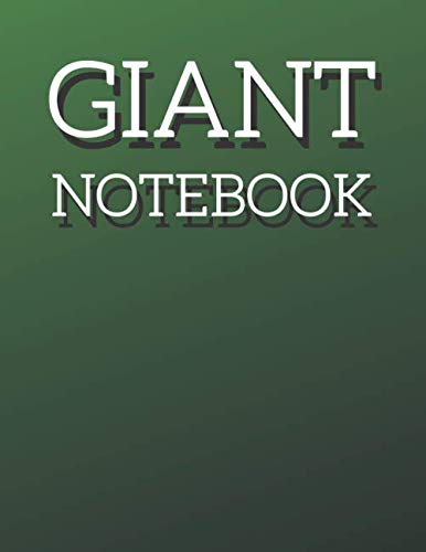 Immagine dell'editore per GIANT NOTEBOOK: Extra Large Notebook 8.5 x 11 ,590(Lined) Ruled Pages,Big-Giant Notebook venduto da Revaluation Books