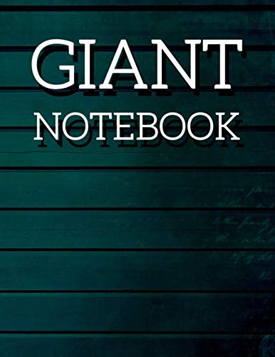 9781661522162: GIANT NOTEBOOK: Extra Large Notebook 8.5 x 11 ,590(Lined) Ruled Pages,Big-Giant Notebook