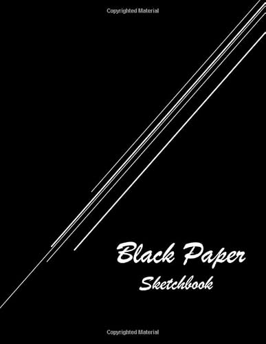 Immagine dell'editore per Black Paper Sketchbook: Black Paper Dot Grid Notebook 8.5 x 11 | A Black Paper Dot Grid Notebook For Use With Gel Pens | Drawing Book for Kids and Adults 120 Pages venduto da Revaluation Books