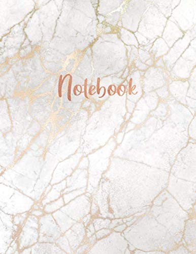 Stock image for Notebook: Elegant Gold Marble and Rose Gold | 8.5 x 11 | College Ruled Pages for sale by Revaluation Books
