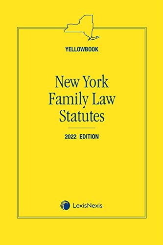 Beispielbild fr New York Family Law (Yellowbook) 2022 Edition zum Verkauf von SecondSale